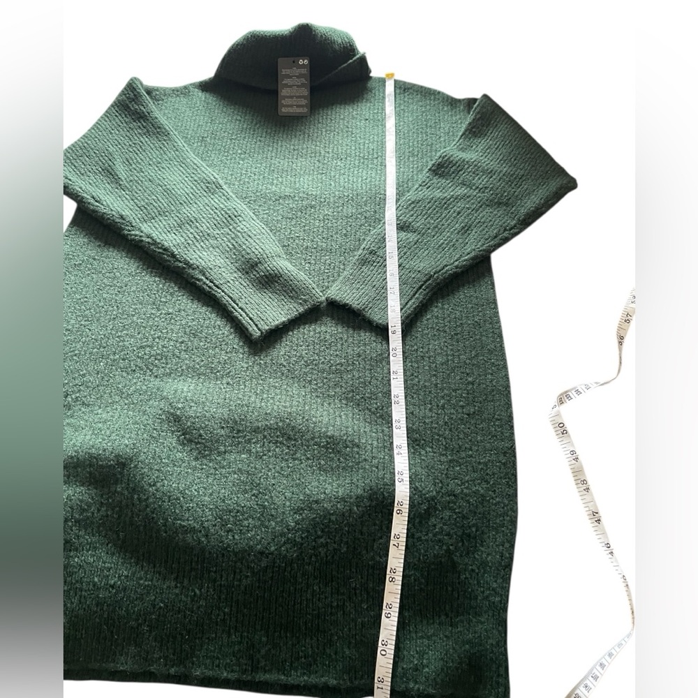 Mango Robert Knit Ribbed Sweater Dress Dark Green Size XS - Picture 5 of 13